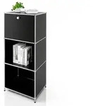 FLOORDIREKT Metallregal Concept Epure MK-107 - Beistell- & Aufbewahrungsregal mit