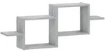 vidaXL Wandregal Sonoma-Grau 95 x 17 x 37 cm Holzwerkstoff
