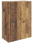vidaXL Wandschrank Altholz 66 x 34,5 x 90 cm Holzwerkstoff