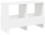 vidaXL Magazinregal Wei&szlig; 68,5 x 30 x 45 cm