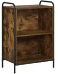 vidaXL B&uuml;cherregal 55,5 x 33 x 174 cm Holzwerkstoff R&auml;uchereiche