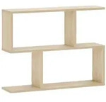 vidaXL Wandregal Sonoma-Eiche 72 x 17 x 55,5 cm Holzwerkstoff