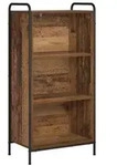 vidaXL B&uuml;cherregal 55,5 x 33 x 174 cm Holzwerkstoff Altholz