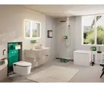 hansgrohe Ab- und &Uuml;berlaufgarnitur f&uuml;r Badewannen, Tubset, Universal-Grundk&ouml;rper,