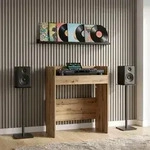 vidaXL DJ Tisch Artisan-Eiche 62 x 45 x 102 cm Holzwerkstoff