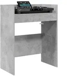 vidaXL DJ Tisch Betongrau 82 x 45 x 102 cm Holzwerkstoff