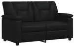 vidaXL Sofa Schwarz 151 x 85 x 93 cm Kunstleder