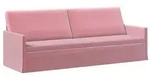 vidaXL 3-Sitzer Sofa Rosa 220 x 81 x 82 cm Samt (V)