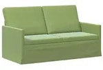 vidaXL 2-Sitzer Sofa Hellgr&uuml;n 150 x 81 x 82 cm Samt (V)