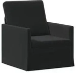 vidaXL Einzelsofa Schwarz 70 x 81 x 82 cm Samt (V)