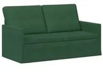vidaXL 2-Sitzer Sofa Dschungelgr&uuml;n 150 x 81 x 82 cm Cordstoff