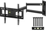 TV Wandhalterung Schwenkbar Neigbar 45KG VESA 400x400mm 26-65 Zoll