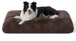 Hundebett waschbar 89x58cm braun OEKO-TEX zertifiziert