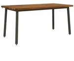vidaXL Quadratischer Esstisch 160 x 70 x 75 cm Massivholz Akazie Natur