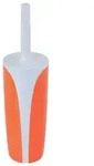 MSV WC B&uuml;rste &bdquo;Kandy&ldquo; aus Kunststoff WC Garnitur Toilettenb&uuml;rste Orange