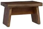 vidaXL Hocker Natur 29 x 20 x 17 cm Mahagoni Holz