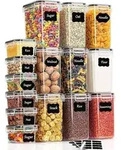 Vorratsdosen luftdicht Aufbewahrungsbox Set 15er K&uuml;che M&uuml;sli Mehl