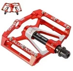 ENJOHOS CNC Alu Pedale Silbrig,3 Dichtlager,rutschfest,9/16 Zoll MTB,E-Bike |...