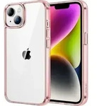 Handyh&uuml;lle iPhone 14 6,1 Zoll sto&szlig;fest transparent Ros&eacute;gold