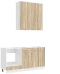 vidaXL K&uuml;cheneinheit LYON 5 pcs Sonoma-Eiche Holzwerkstoff