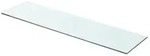 vidaXL Regalboden Glas Transparent 80x20 cm