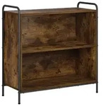 vidaXL B&uuml;cherregal 80 x 33 x 80 cm Holzwerkstoff R&auml;uchereiche