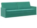 vidaXL 3-Sitzer Sofa T&uuml;rkis 220 x 81 x 82 cm Samt (V)
