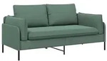 vidaXL 2-Sitzer Sofa Meergr&uuml;n 188 x 81 x 89 cm Samt