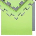 2.4qm Profi Fitnessmatte 2cm - 3er Set 90x90 Bodenschutzmatte f&uuml;r...