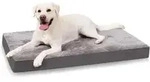 Hundebett Orthop&auml;disch Waschbar dunkelgrau L 60 x B 45 x H 7 cm