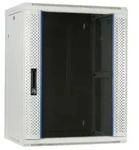 Danicom - 15 HE Serverschrank, Wandgeh&auml;use, mit Glast&uuml;r, Wei&szlig;, (BxTxH) 600 x...