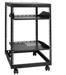 VEVOR 15U-Server-Rack mit offenem Rahmen, 15''-40'' verstellbare Tiefe,...
