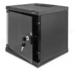 Delock 10" Netzwerkschrank 6 HE mit Glast&uuml;r zur Stand- oder Wandmontage 240 mm...