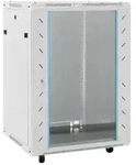 "vidaXL 15U Netzwerkschrank auf Rollen 19" IP20 60x45x86 cm"