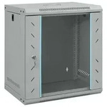 vidaXL Netzwerkschrank mit Speicher Grau 53 x 45 x 60 cm Stahl
