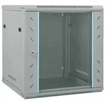 vidaXL Netzwerkschrank mit Speicher Grau 60 x 60 x 65 cm Stahl