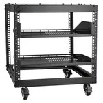 VEVOR 9U Server-Rack mit offenem Rahmen, 23 bis 40 Zoll einstellbare Tiefe,