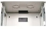 EQUIP - Serverschrank 19"" 09U 600x450mm Glast&uuml;r grau - Rack