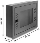 Delock 12&prime;&prime; Netzwerkschrank / Schaltschrank mit herausnehmbarer...