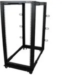 STARTECH.COM 25U Adjustable Depth Open Frame 4 Post Server Rack w/ Casters Levelers