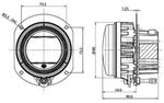 HELLA 1N0 011 988-001 Nebelscheinwerfer - 90mm Performance L4060 - 12/24V - Einbau -