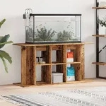 vidaXL Aquariumst&auml;nder Altholz-Optik 120x40x60 cm Holzwerkstoff