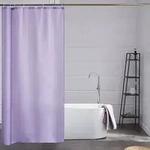 Duschvorhang schmal Eckdusche Polyester H200 x B100 cm 1er Pack Lila