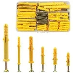 D&uuml;belset 150 St&uuml;ck Schrauben Mauerwerk M6 M8 M10 30 40 60 80 mm