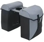vidaXL Fahrradtasche Doppeltaschen 35L Grau