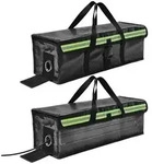 2 St&uuml;ck Feuerfeste Ebike Akkutasche K&auml;ltebest&auml;ndig, f&uuml;r Lagerung Transport...