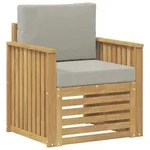 vidaXL Outdoor-Sofagarnitur Polyester Wei&szlig;