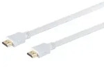 HDMI A-St/HDMI A-St verg HEAC wei&szlig; Nylon Mantel 5m