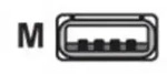 Datalogic CAB-424E - USB-Kabel - USB (M) - 2 m