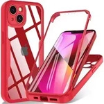 Handyh&uuml;lle Displayschutz Sto&szlig;fest Kratzfest iPhone 13 iPhone 13-Rot